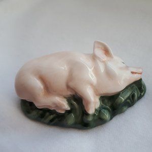 Royal Doulton Napping Piglet Figurine, HN 2651